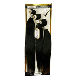 100% Brazilian Virgin Human Hair - Straight (Unboxed) Natural Black 14 - 16 - 18
